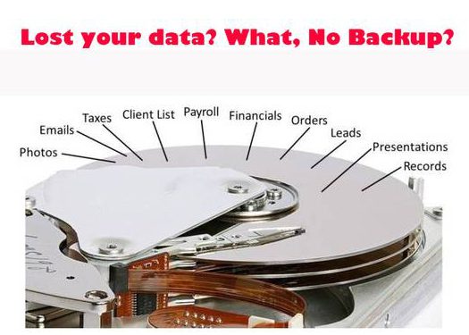 Don't wait until it's too late. Get a backup today.