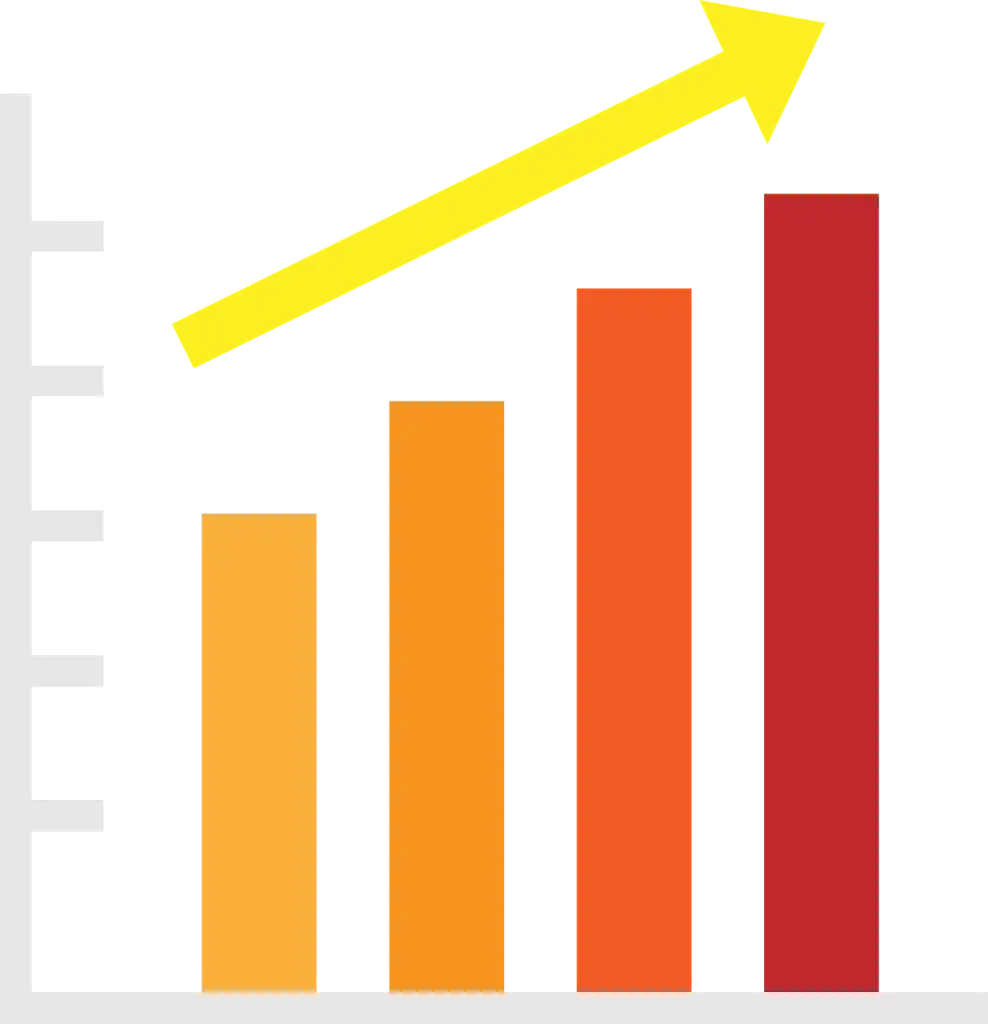 Free graph bar chart vector