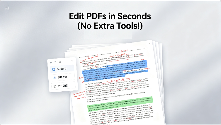 Edit PDFs in Seconds (No Extra Tools!)