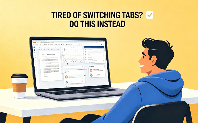 Tired of Switching Tabs? Do This Instead