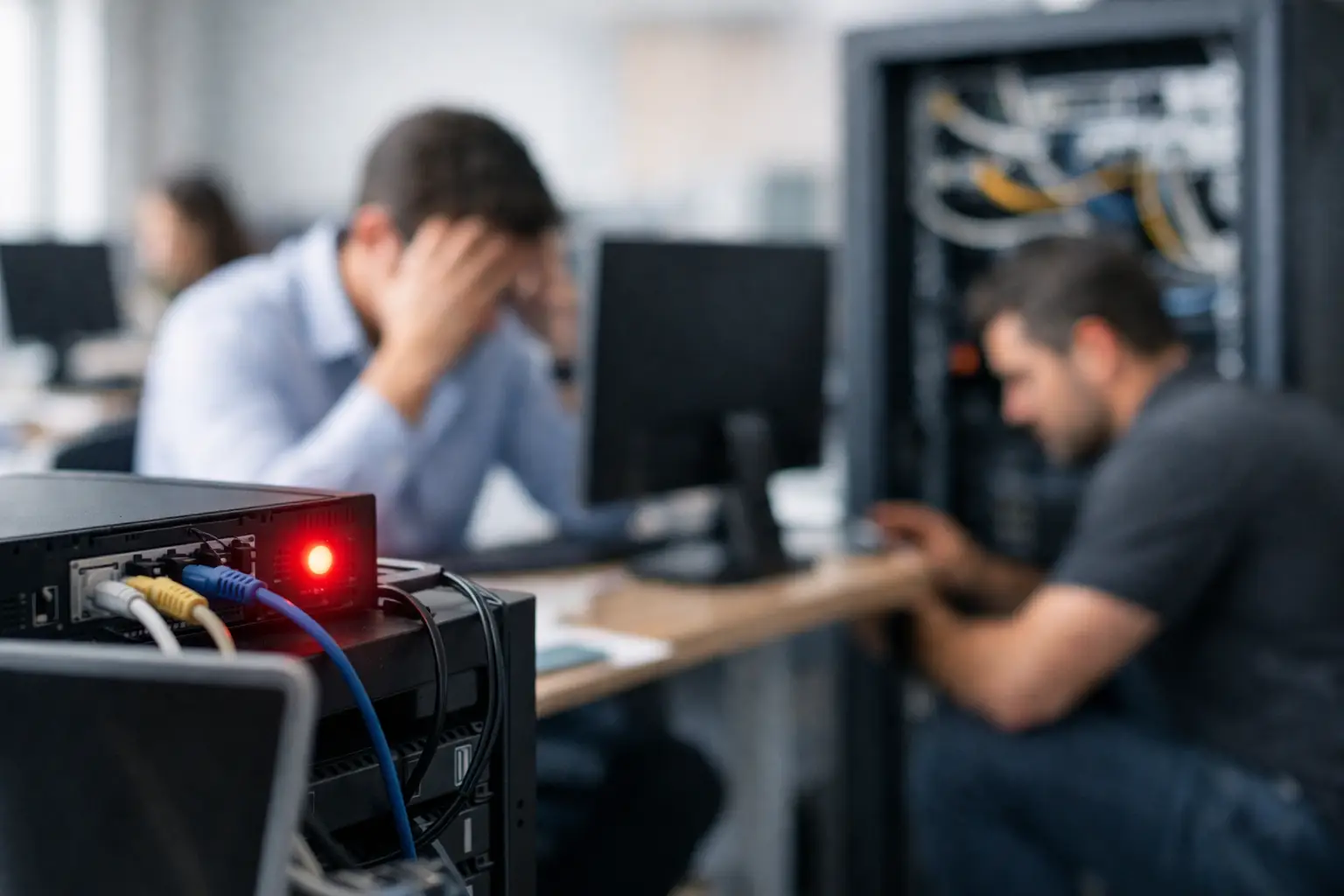 What Causes Office Network Downtime?